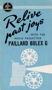 Bolex model G projector