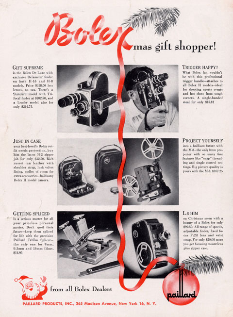 Vintage Bolex Christmas ad